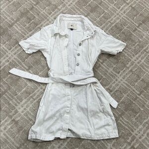 7 for all mankind mini white dress